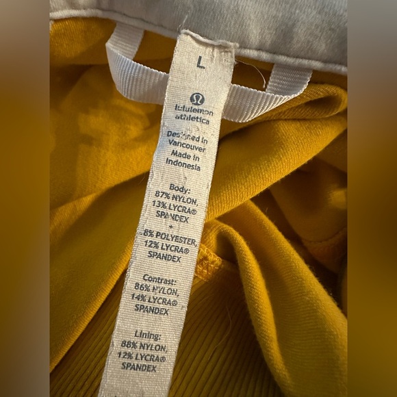 Lululemon Yellow and White Men's Jacket size L - Picture 7 of 7